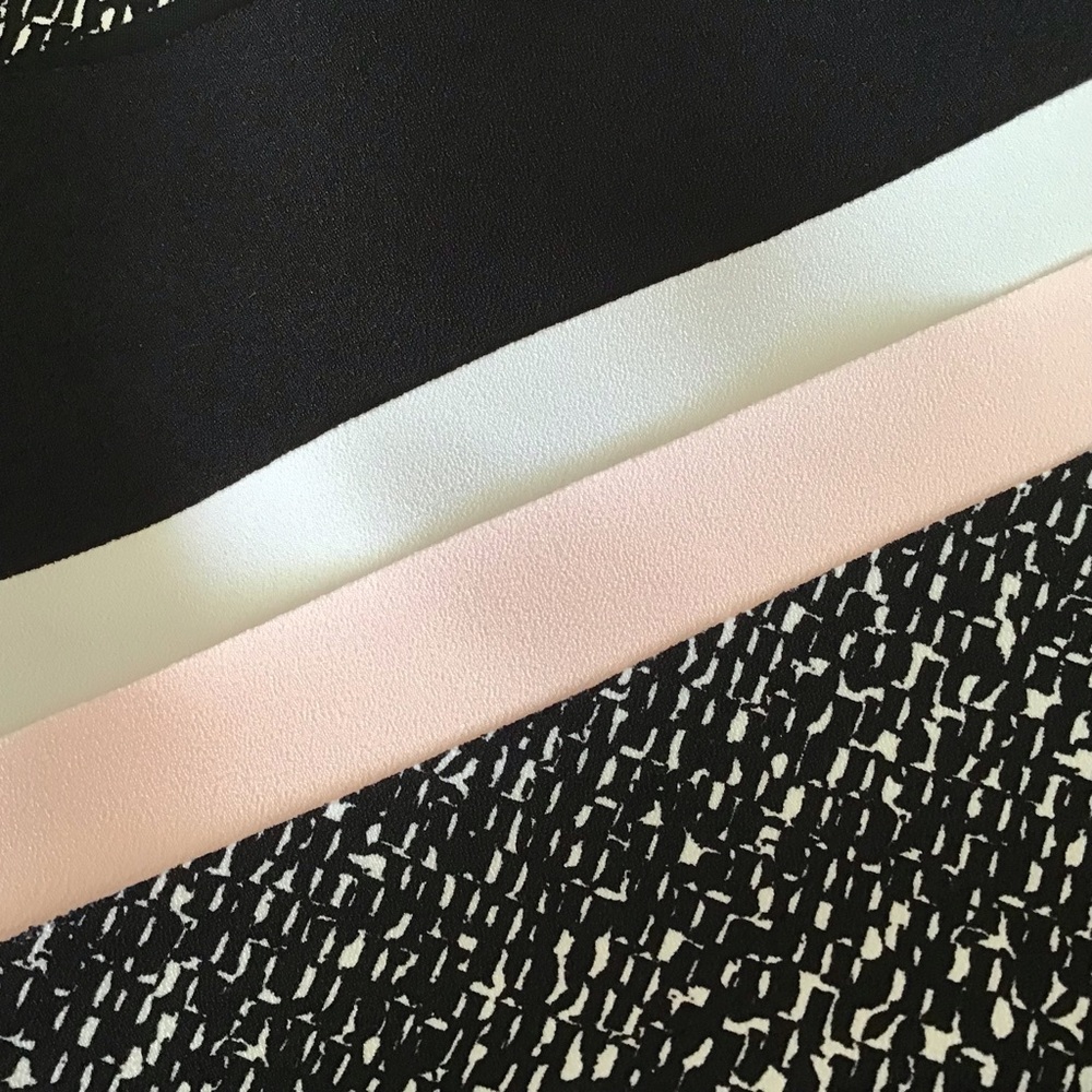 WHBM Tiered Colorblock Pencil Skirt NWT - Picture 4 of 8